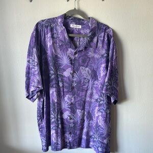 Tommy Bahama Purple Tropical Men's Shirt